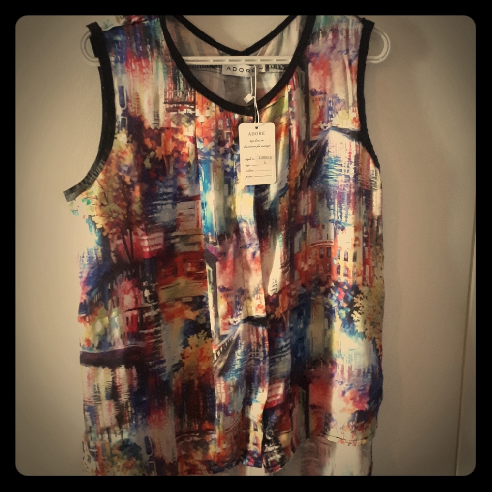 2/$15 High low button down front top